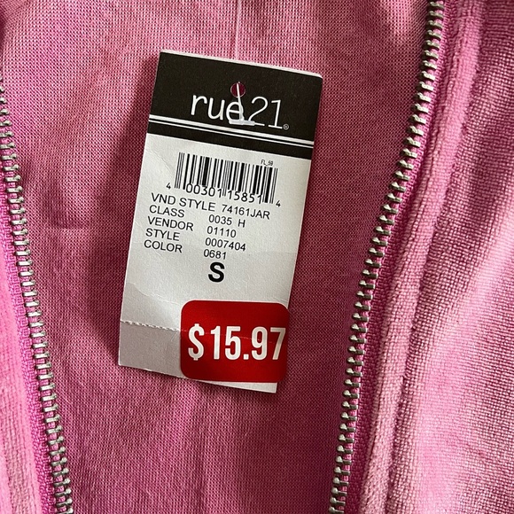 Rue21 Long Sleeve Pink Love Hoodie Size S - Picture 7 of 7